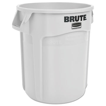 Rubbermaid® Commercial Round Brute Container, Plastic, 20 Gal, White freeshipping - TVN Wholesale